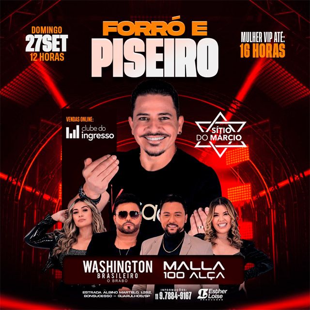 Forró e Piseiro no Sítio do Márcio