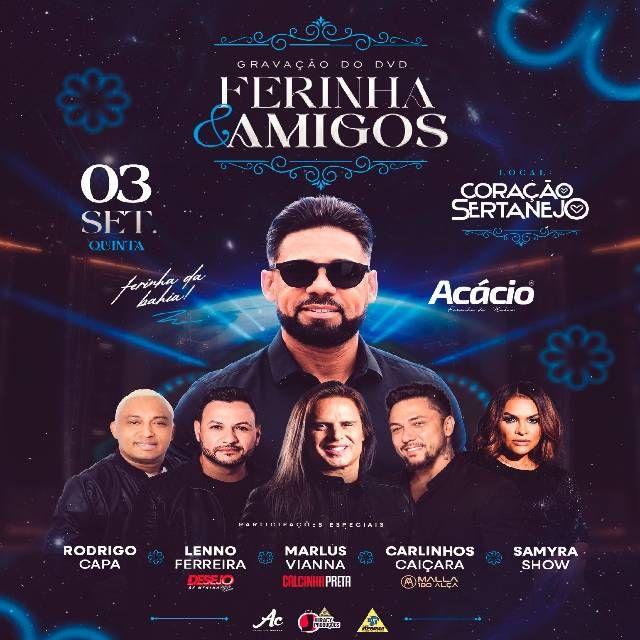 Gravação do DVD Sonho do Ferinha com Acácio e...