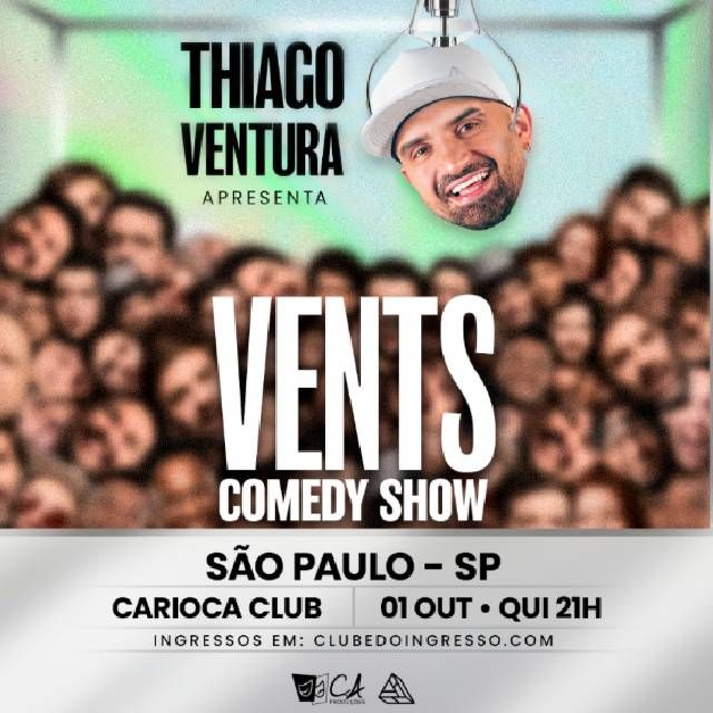 Vents Comedy Show com Thiago Ventura