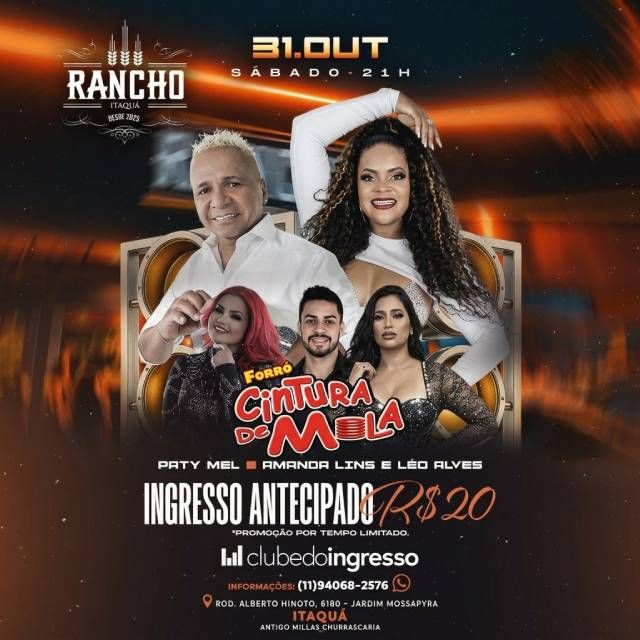 Cintura de Mola no Rancho Itaquá