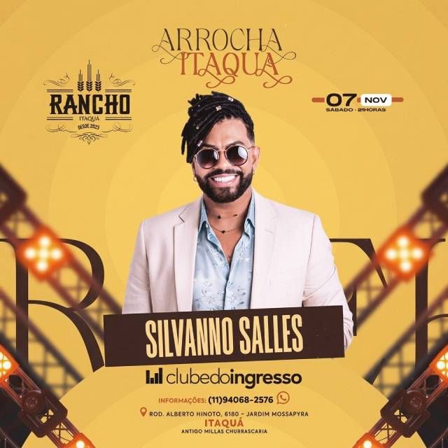 Silvanno Salles no Rancho Itaquá