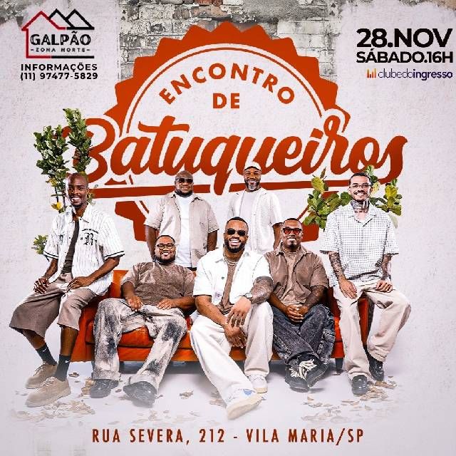 Encontro de Batuqueiros no Galpão Zona Norte