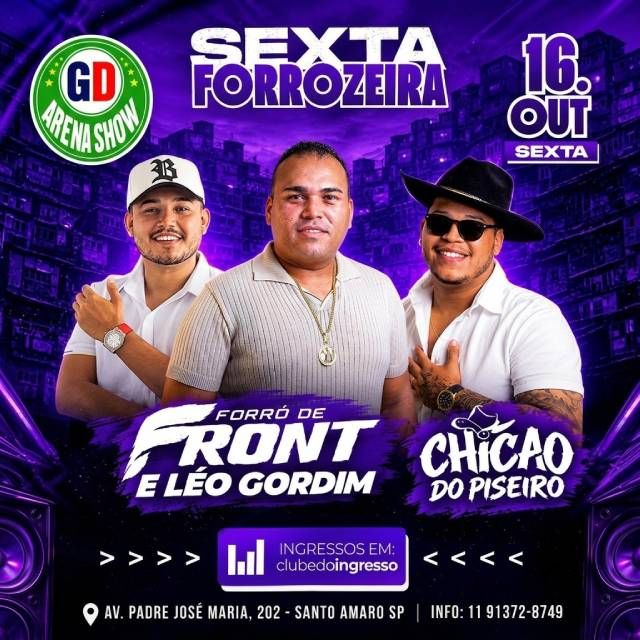 Forró de Front e Léo Gordim + Chicão do Piseiro