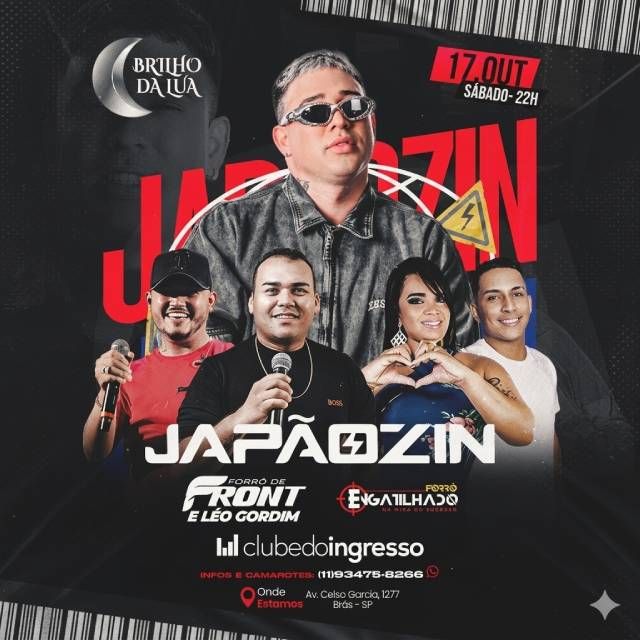 Japãozin + Forró de Front e Léo Gordim no Brilho...