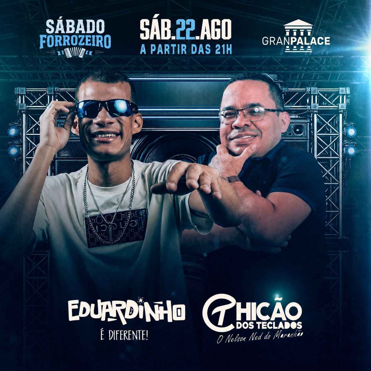 Chicão dos Teclados e Eduardinho no Gran Palace