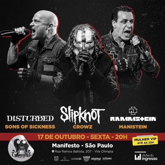 Covers: Slipknot - Disturbed - Rammstein