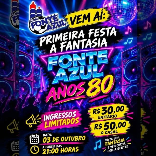 Primeira Festa À Fantasia Fonte Azul