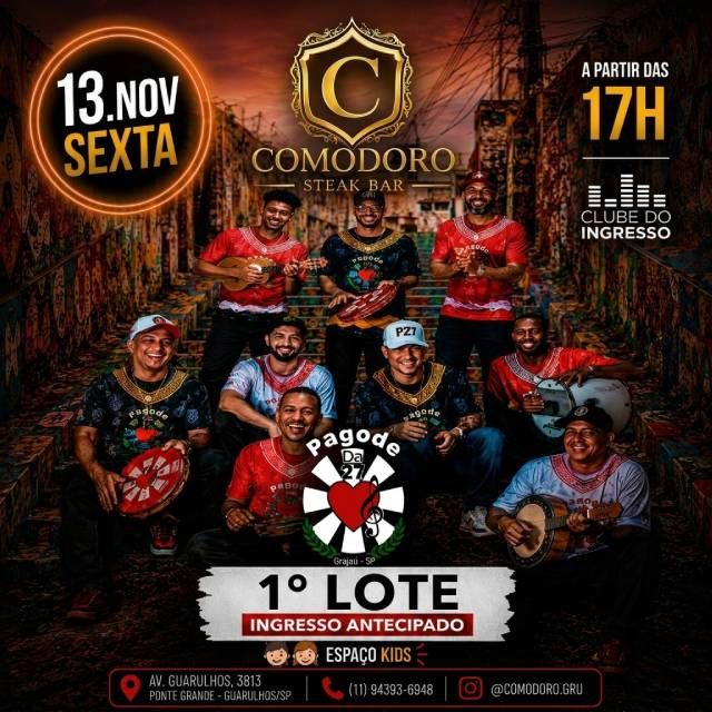 Pagode da 27 no Comodoro