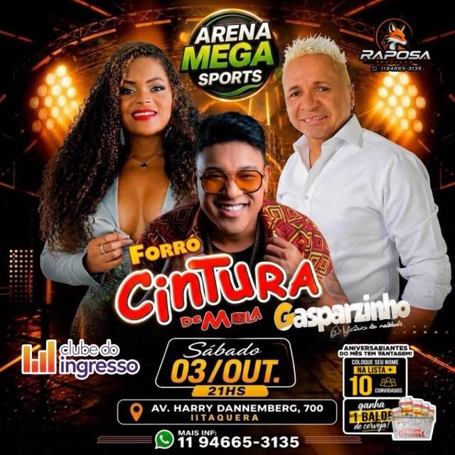 Forró Cintura de Mola + Gasparzinho