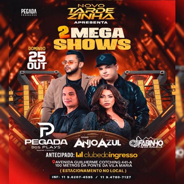 Pegada dos Plays + Forró Anjo Azul