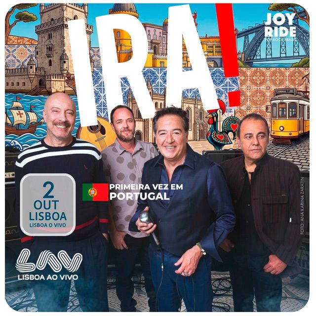 IRA! Pela Primeira Vez em Lisboa, Portugal!