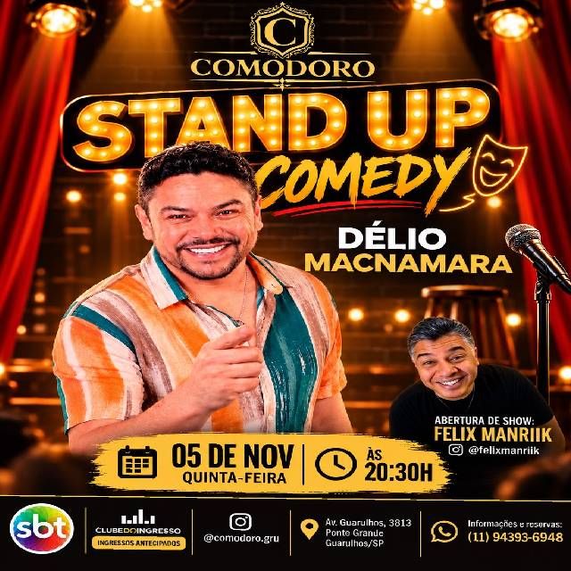 Stand Up Comedy - Délio Macnamara