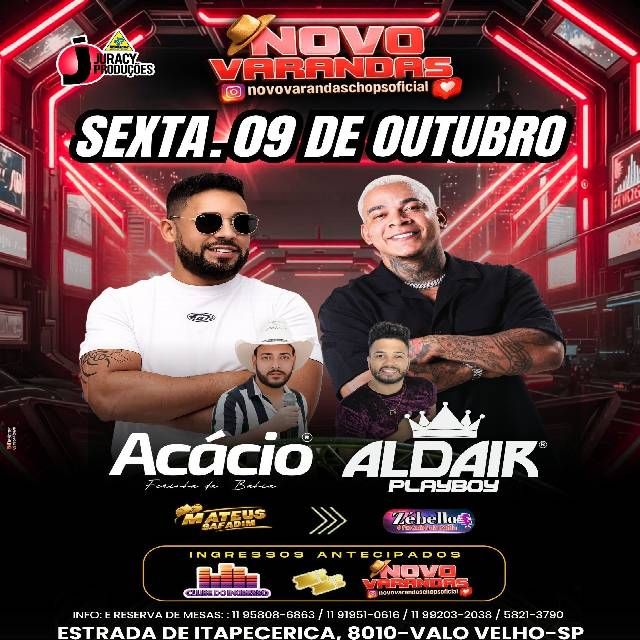 Acácio + Aldair Playboy + Convidados