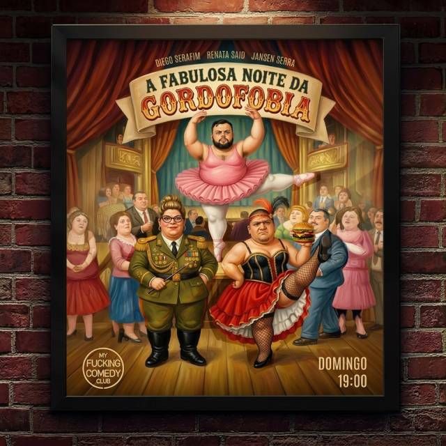 A Fabulosa Noite da Gordofobia - 25/10 - 19H00