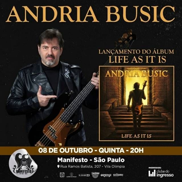 Andria Busic - Lançamento do Álbum - Life As It...