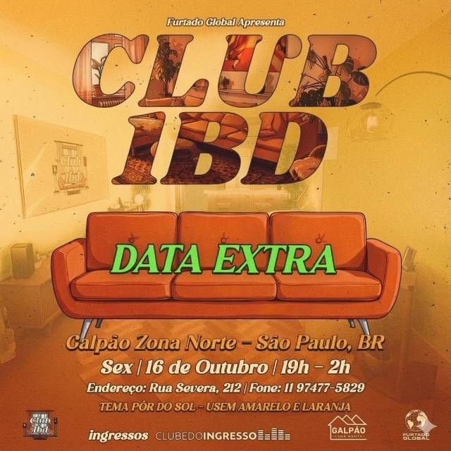 Data Extra Club 1BD no Galpão Zona Norte