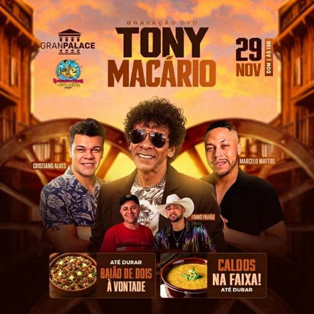 Gravação DVD Tony Macário