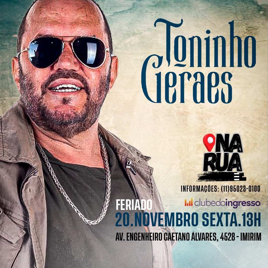 Toninho Geraes no NaRua Bar