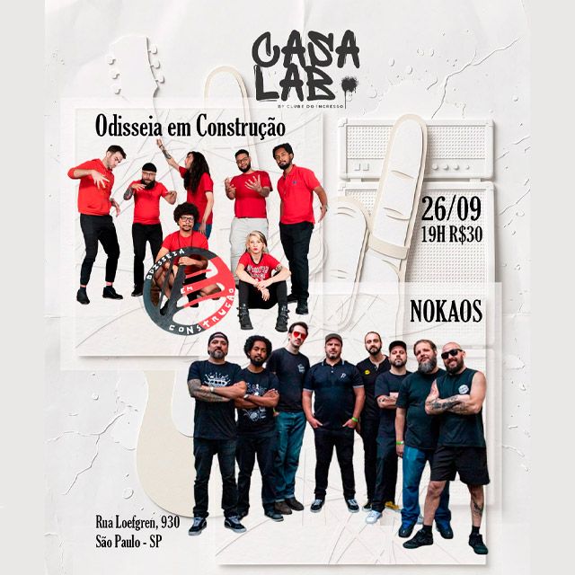Odisseia em Construção + Nokaos na Casa Lab