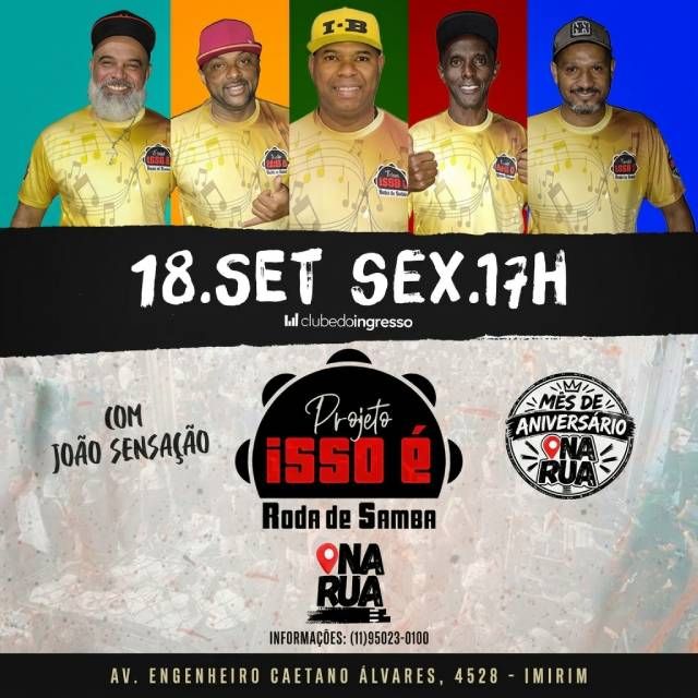 Projeto Isso é Roda de Samba com João Sensação