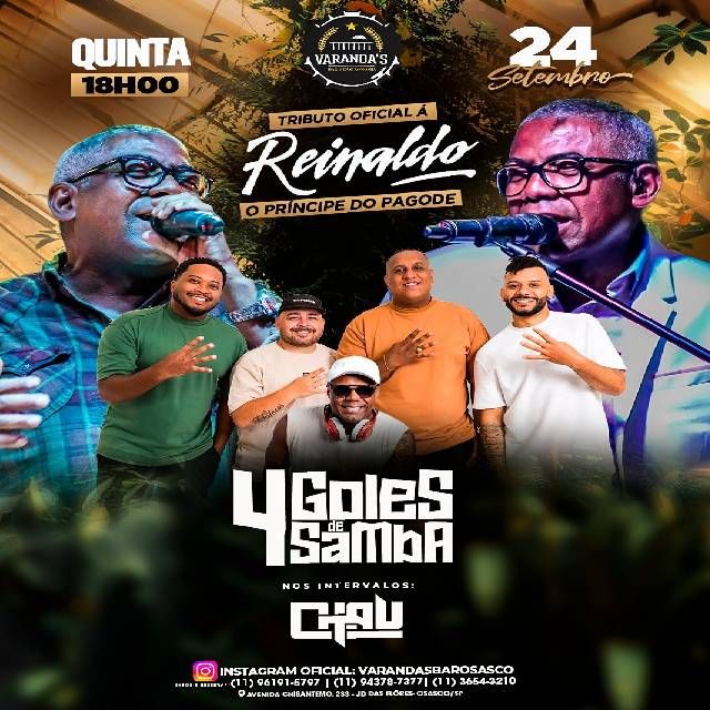 Tributo Oficial ao Reinaldo - O Príncipe do Pagode
