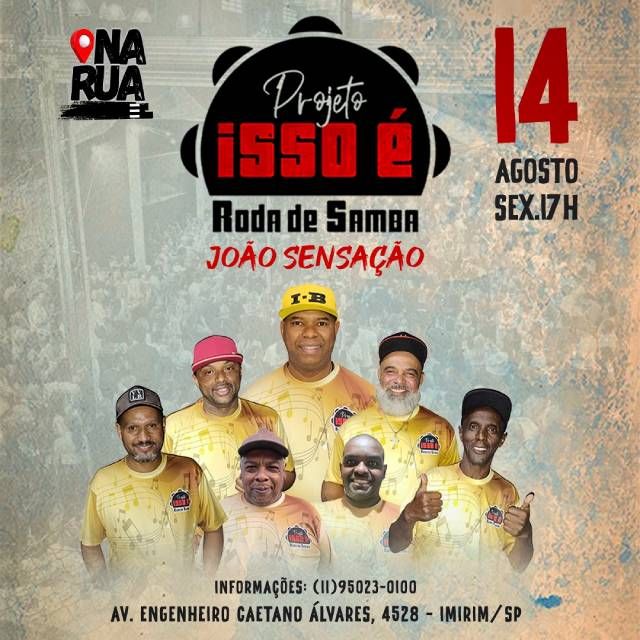 Projeto Isso é Roda de Samba com João Sensação