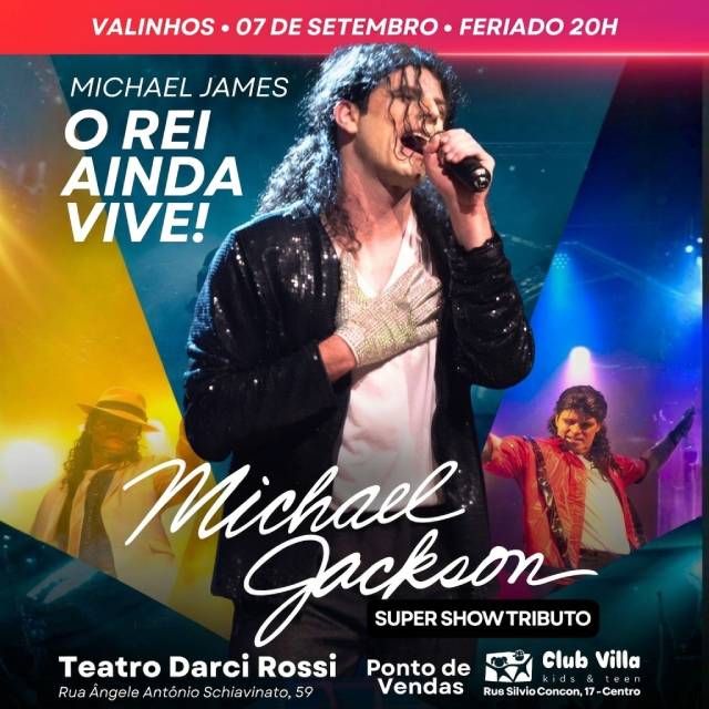 O Rei Ainda Vive - Show Tributo a Michael Jackson...