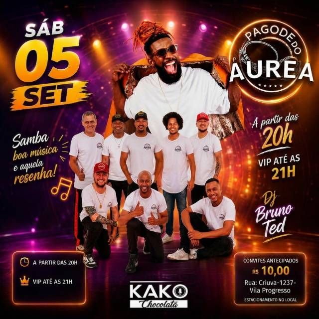 Pagode do Áurea + Kako Chocolata