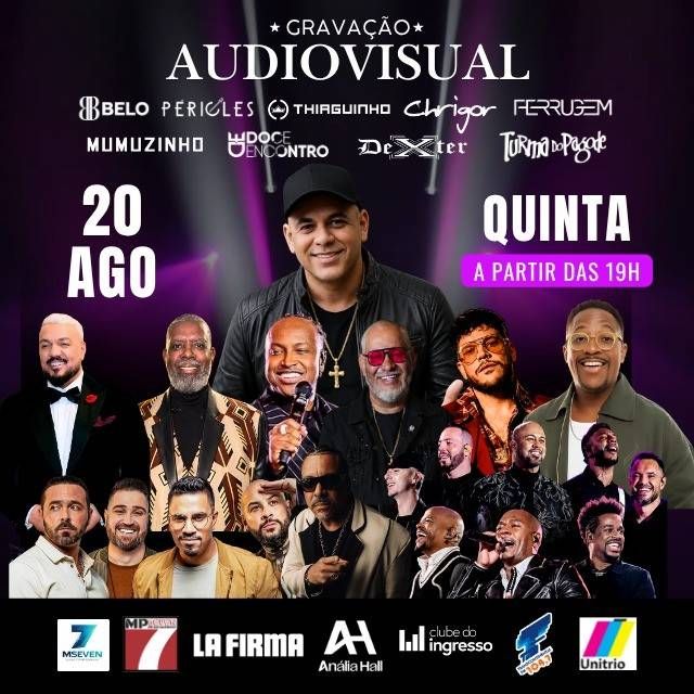 Gravação Audiovisual Samba é a Minha História