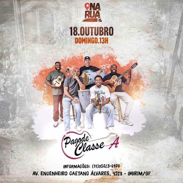 Pagode Classe A no NaRua
