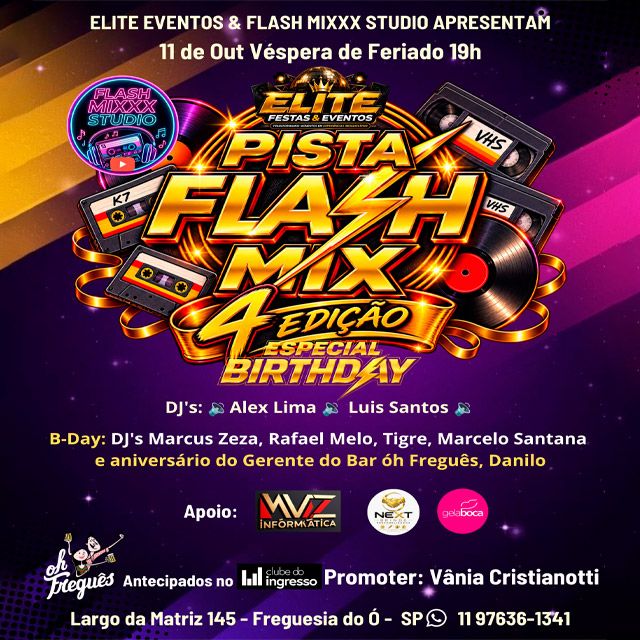 Pista Flash Mix Quarta Edição