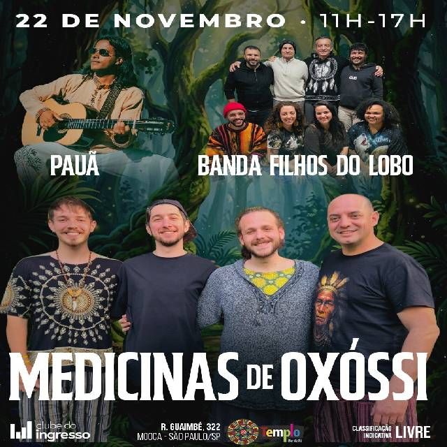 Medicinas de Oxóssi, Pauã e Filhos do Lobo no Bar...