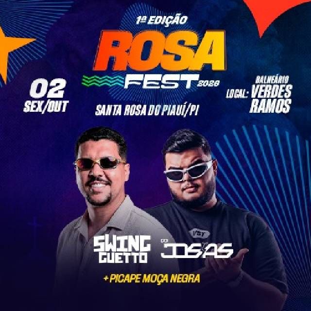 Rosa Fest 2026 - 1ª edição