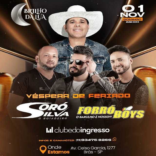 Soró Silva + Forró Boys na Véspera de Feriado no...