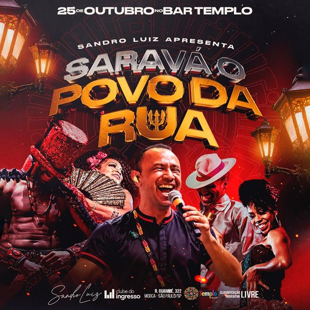 Sandro Luiz - Saravá Povo da Rua no Bar Templo