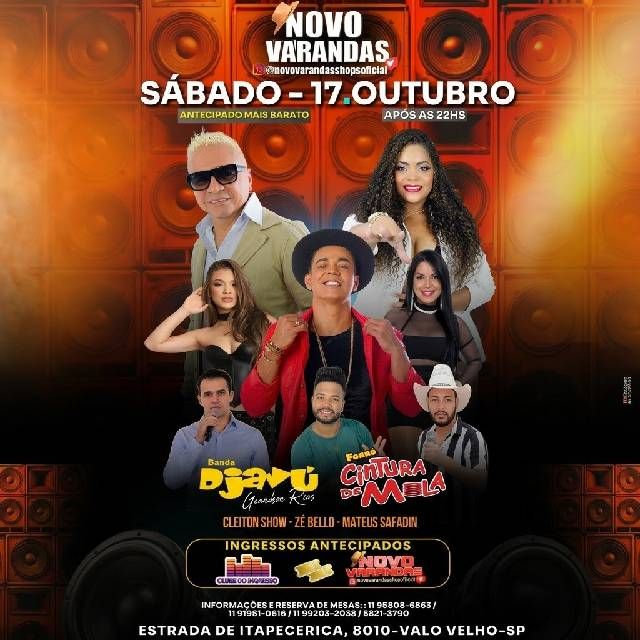 Banda DJavu + Forró Cintura de Mola