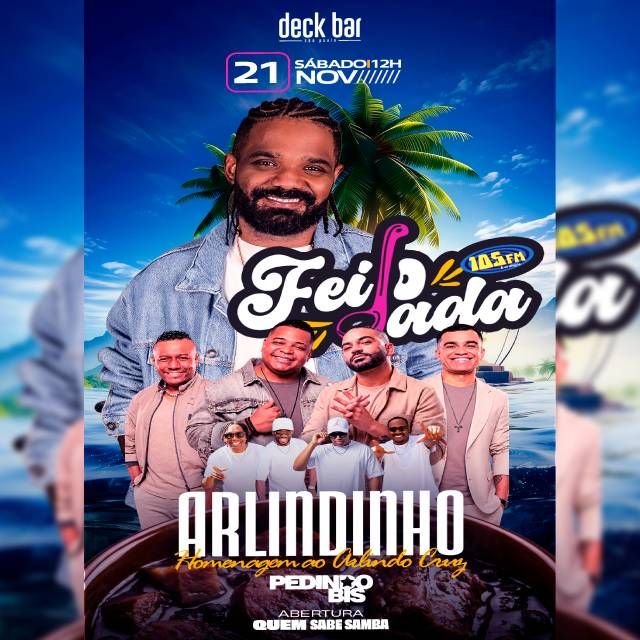 Feijoada da 105FM no Deck Bar