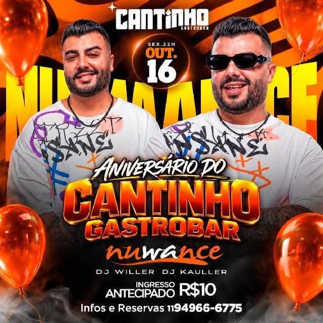 Aniversário do Cantinho Gastrobar com Nuwance