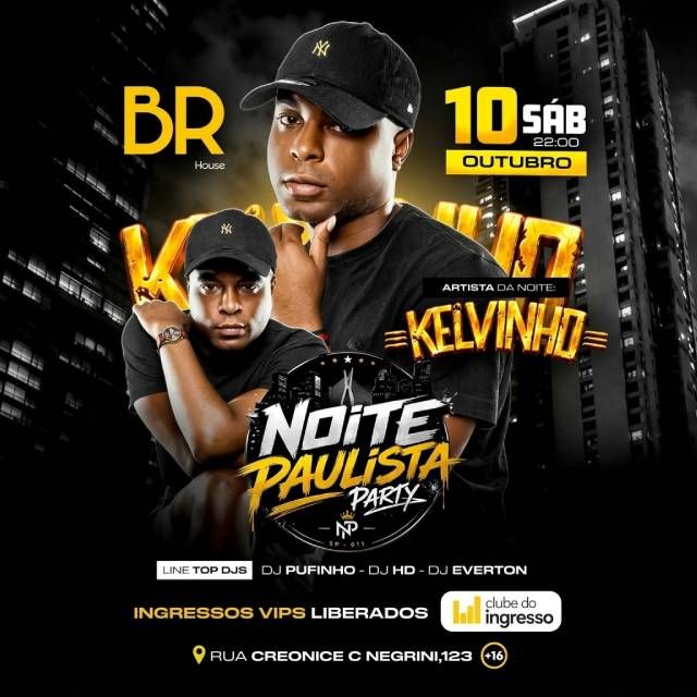 Noite Paulista Party com Kelvinho