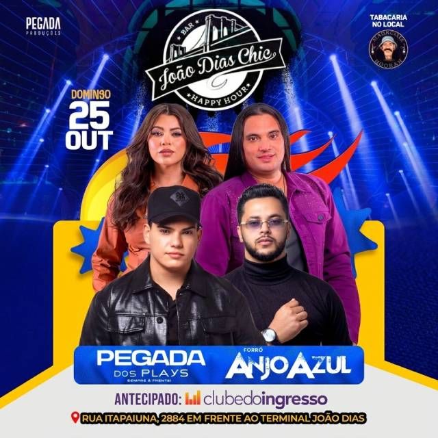 Pegada dos Plays + Forró Anjo Azul