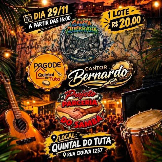 Pagode Quintal do Tuta com Canta Quebrada +...