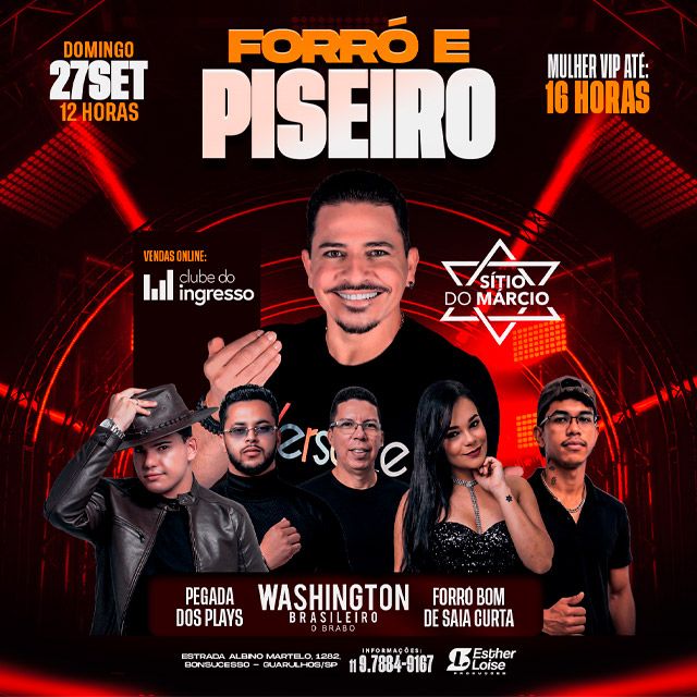 Forró e Piseiro no Sítio do Márcio