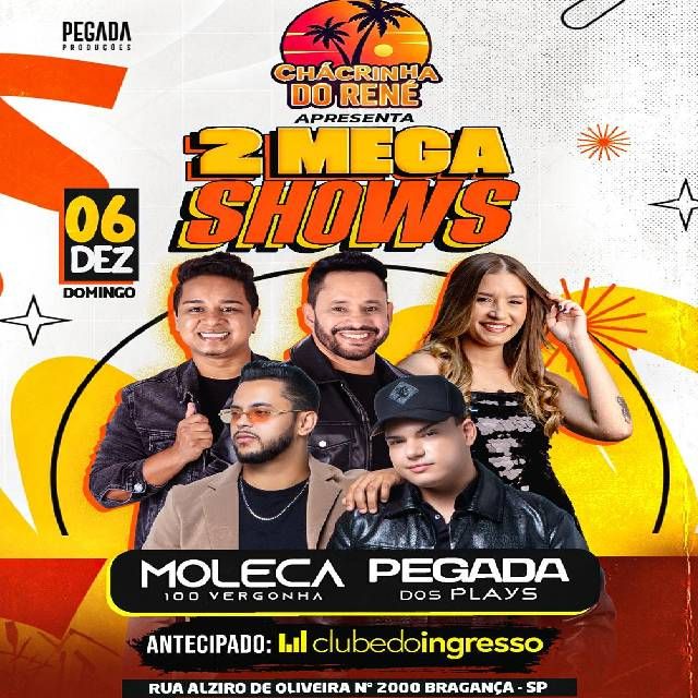 Moleca 100 Vergonha + Pegada dos Plays