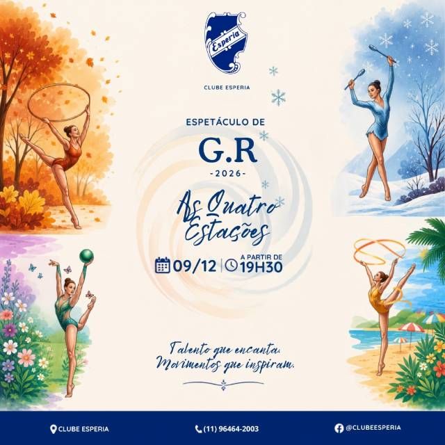 Espetáculo de Ginástica Rítmica