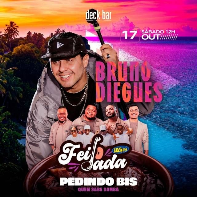 Feijoada 105FM no Deck Bar - 17/10