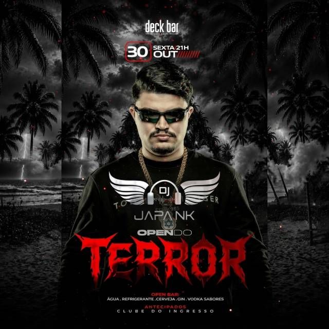 Japa NK Open do Terror no Deck Bar - 30/10