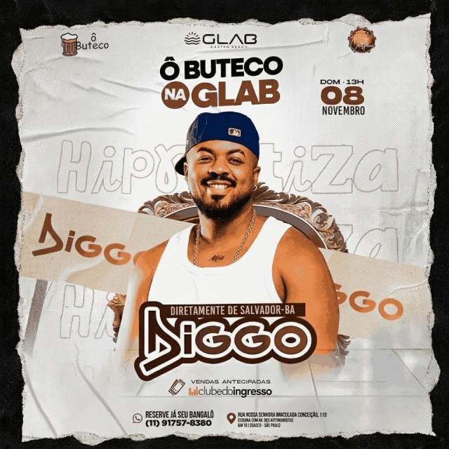 Ô Buteco Na Glab Diretamente de Salvador Diggo