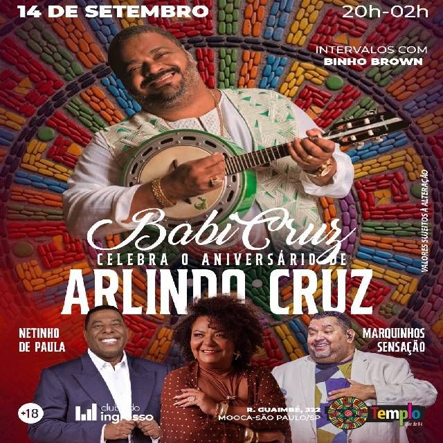 Aniversário de Arlindo Cruz com Babi Cruz,...