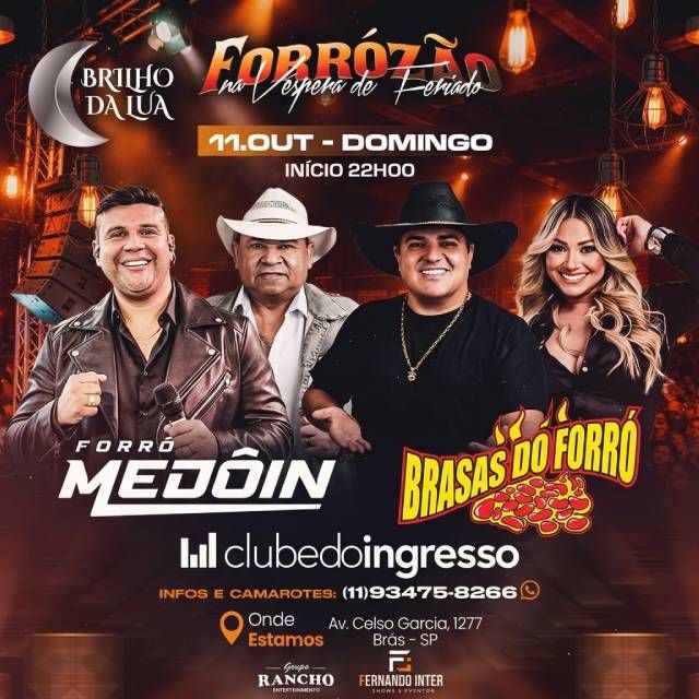 Brasas do Forró + Forró Medoin no Brilho da Lua -...