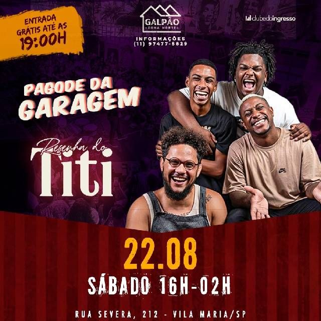Pagode da Garagem + Resenha do Titi